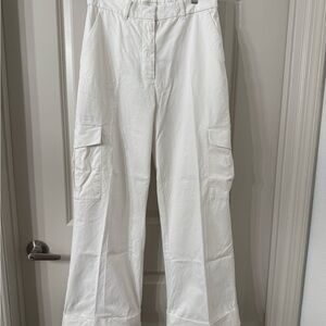 Abercrombie & Fitch Classic White Trousers